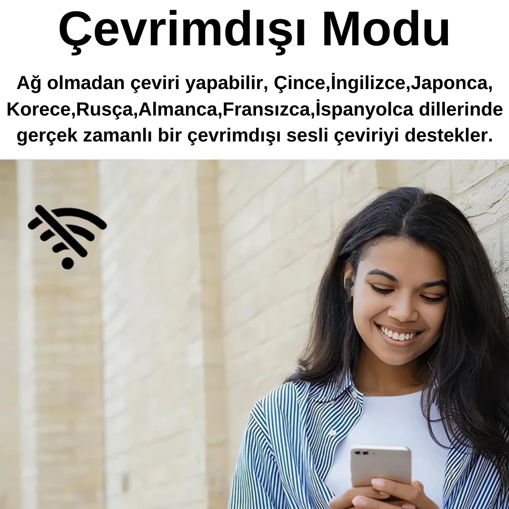 Akıllı Çevirmen Kulaklık – 144 Dil, Çevrimdışı Çalışma Özelliği ve Ses Algılama - Kendine Al