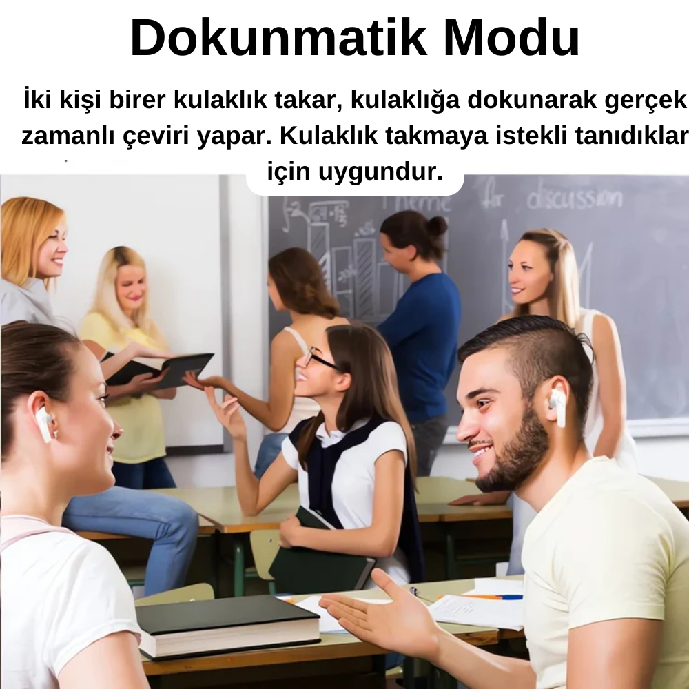 Akıllı Çevirmen Kulaklık – 144 Dil, Çevrimdışı Çalışma Özelliği ve Ses Algılama - Kendine Al