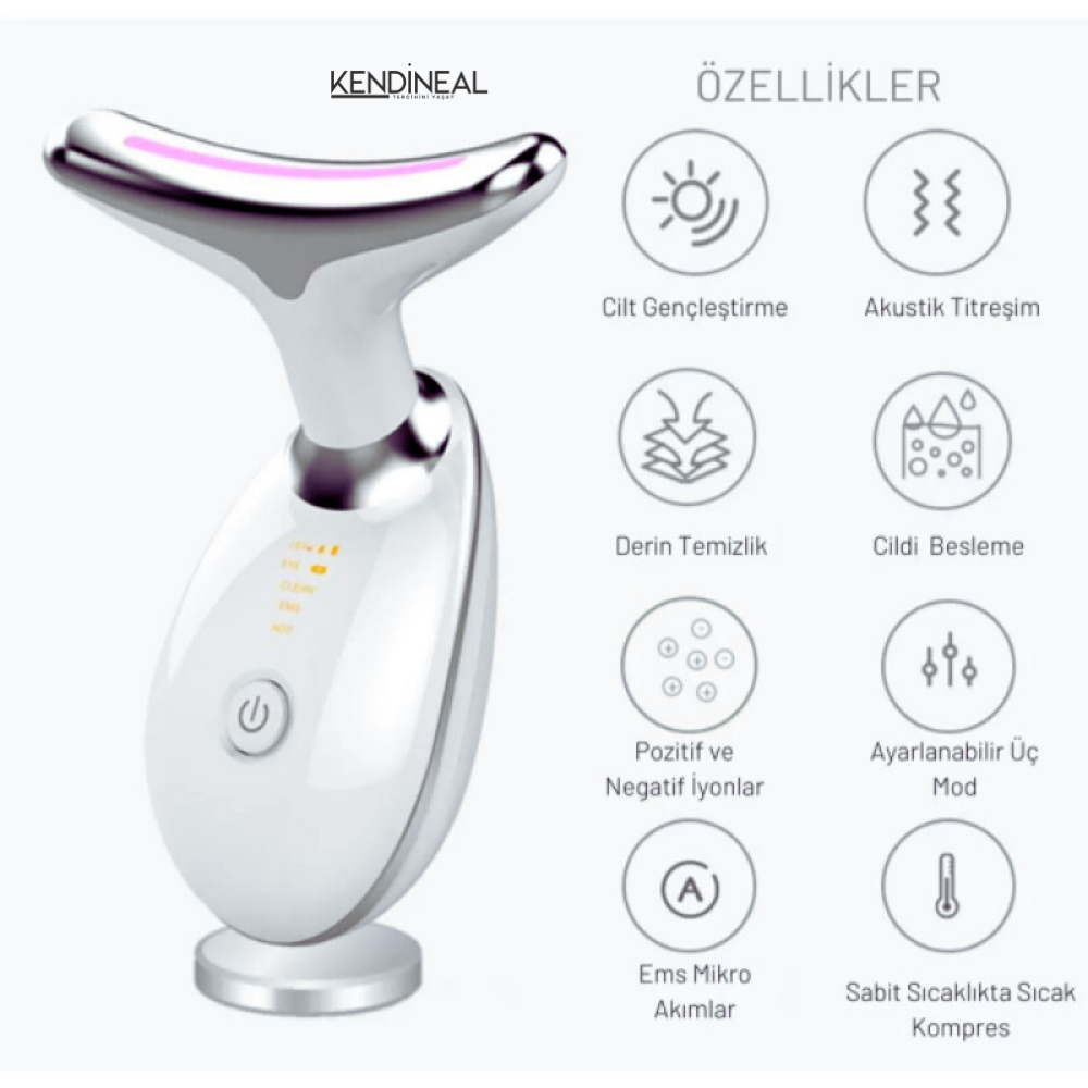 Kendineal Sıkılaştırıcı & Kırışıklık Azaltıcı Cilt Bakım Aleti – Gençleştirici Etki