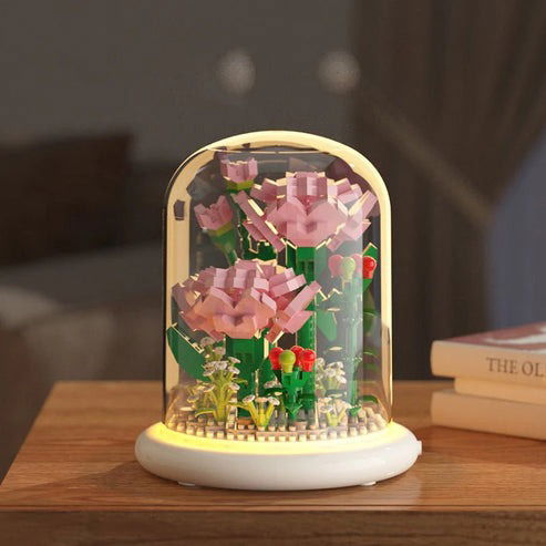 Kendineal LED'li LEGO Çiçek - Eğlenceli ve Dekoratif Hediye - Kendine Al