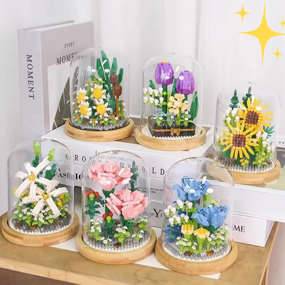 Kendineal LED'li LEGO Çiçek - Eğlenceli ve Dekoratif Hediye - Kendine Al