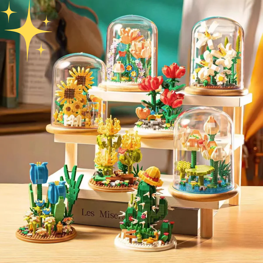 Kendineal LED'li LEGO Çiçek - Eğlenceli ve Dekoratif Hediye - Kendine Al