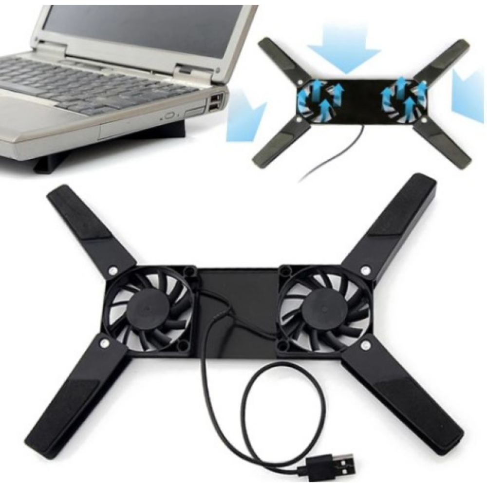 Kendineal Yüksek Performanslı Ergonomik Laptop Soğutucu – 2 Fanlı, Katlanabilir & Taşınabilir Tasarım
