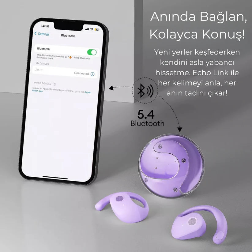 Akıllı Çevirmen Kulaklık – 144 Dil, Çevrimdışı Çalışma Özelliği ve Ses Algılama