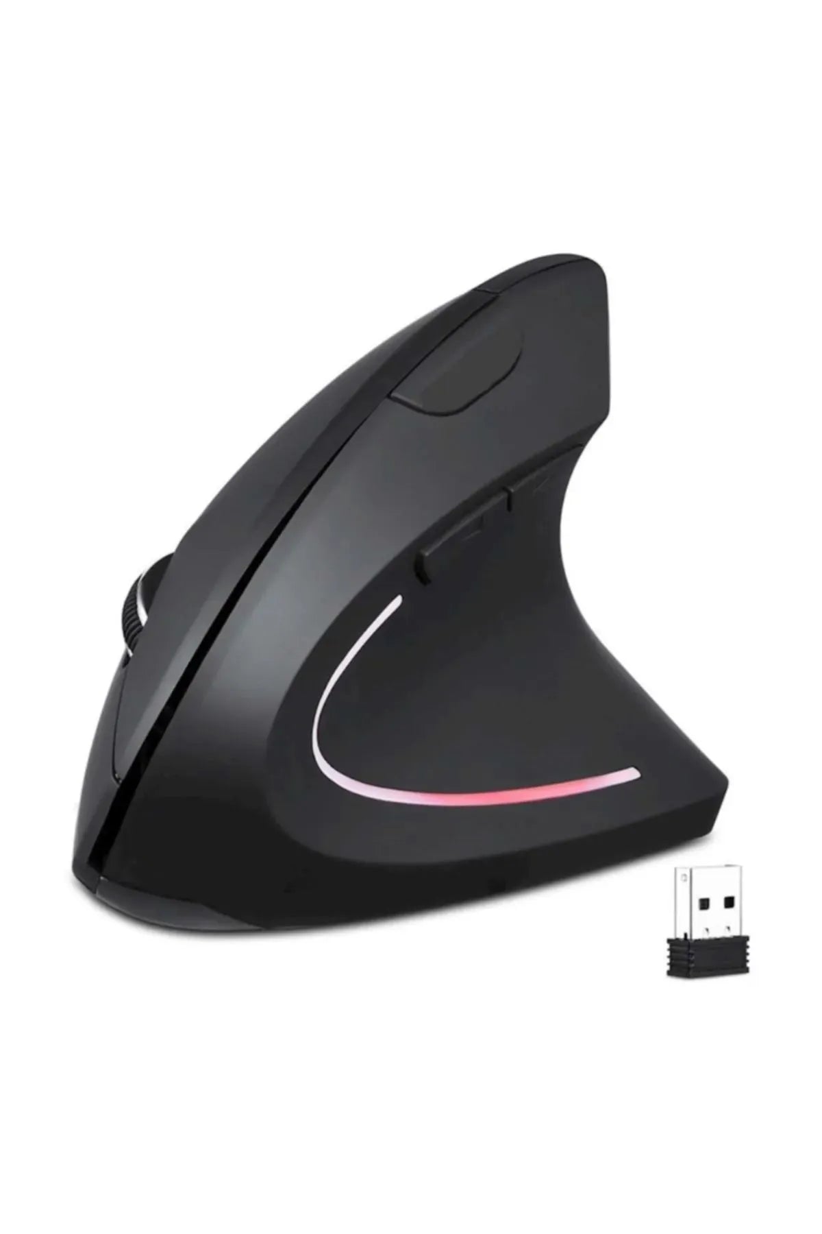 Kablosuz Ergonomik Sessiz Tıklamalı Dikey Mouse - 800/1200/1600 DPI, Bilek Dostu Tasarım