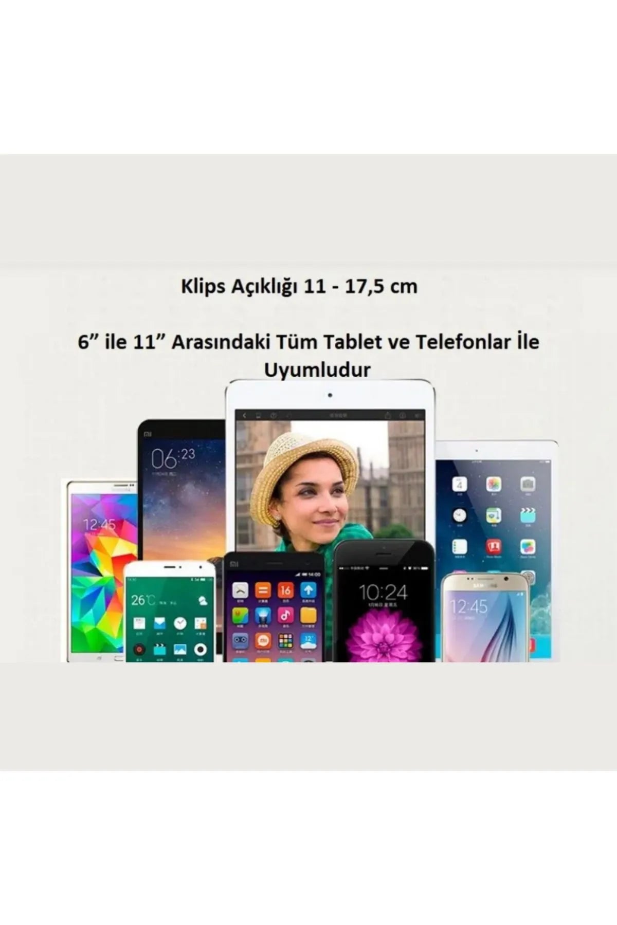 360 Derece Dönebilme Özellikli Esnek Uzun Kollu Tablet ve Telefon Tutucu