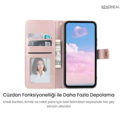 Kendineal Çok Fonksiyonlu Samsung Galaxy Cüzdan Kılıfı – A05S'den A55'e Tüm Modellerle Uyumlu!