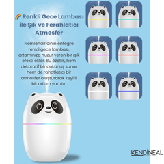 Kendineal AromaGlow Panda Hava Nemlendirici ve LED Gece Lambası!