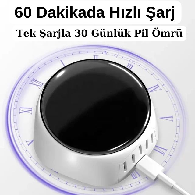 UV Sterilizasyonlu Mini Taşınabilir Seyahat Diş Fırçası Kutusu-Şarj Edilebilir Ultra Hijyenik Koruma