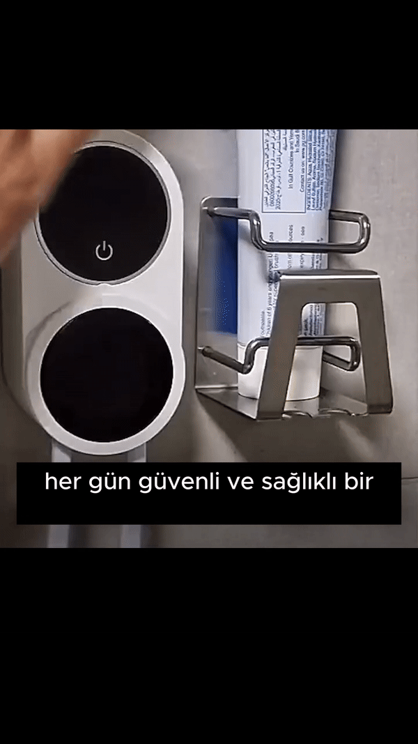 UV Sterilizasyonlu Mini Taşınabilir Seyahat Diş Fırçası Kutusu-Şarj Edilebilir Ultra Hijyenik Koruma - Kendine Al