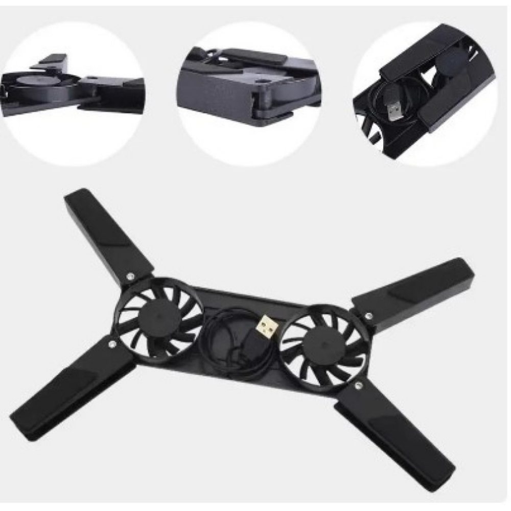 Kendineal Yüksek Performanslı Ergonomik Laptop Soğutucu – 2 Fanlı, Katlanabilir & Taşınabilir Tasarım!